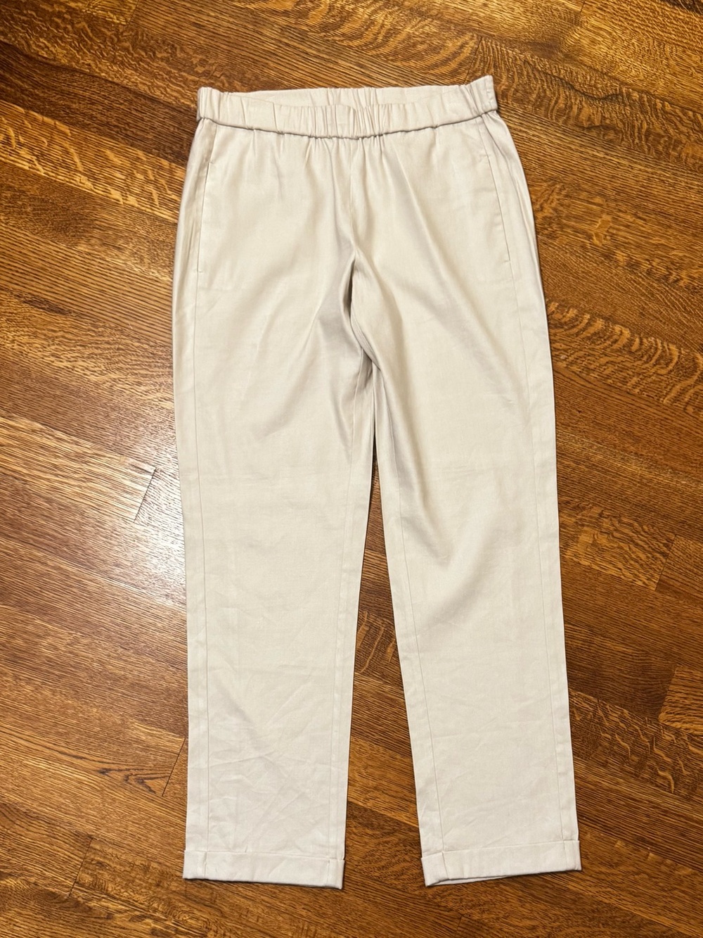 J.Jill beige linen blend stretch pants. NWT. Size small. NWT.